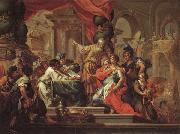 Sebastiano Conca Alexander the Great in the Temple at Jerusalem oil painting reproduction